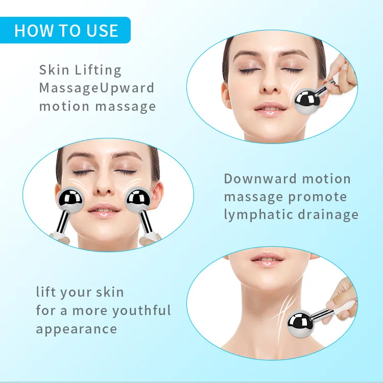 Салон красоты ледяные шарики для лица и тела Cryo роликовый лицевой Sticks охлаждения