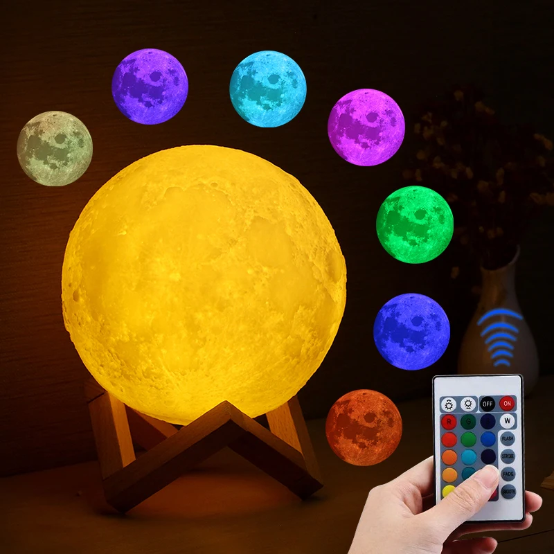 

Mond licht FERNBEDIENUNG dekorative Usb urlaub Lampe Kreative traum tisch lampe bunt Touch 16 Farbe Gendert Decor Schlafzimmer