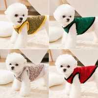 cute dog clothes for small dogs chihuahua pug clothes coat winter dog clothing warm comfortable vest coarse knitted fabric xs xl