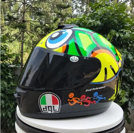 2019dql мотоциклетный шлем для вождения автомобиля на четыре сезона крутой задний