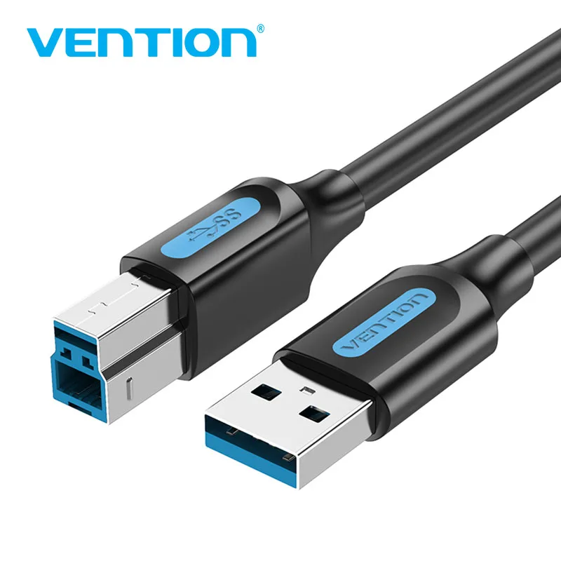 

Vention supper Speed USB 3.0 Printer Cable usb 3.0 am to bm cable USB3.0 Cable Extension Printer Wire Cable For HP Printer 1.5m