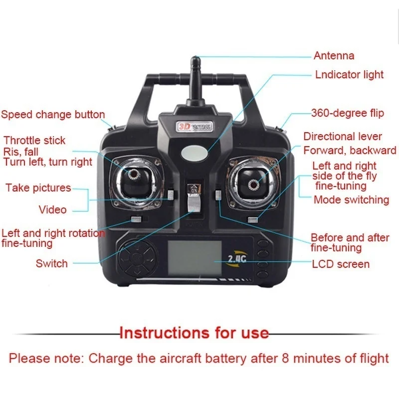 Леденец Версия улучшения X5C-1 RC Дрон 6-осевой пульт дистанционного управления вертолет квадрокоптер с камерой 1080P Игрушка на.