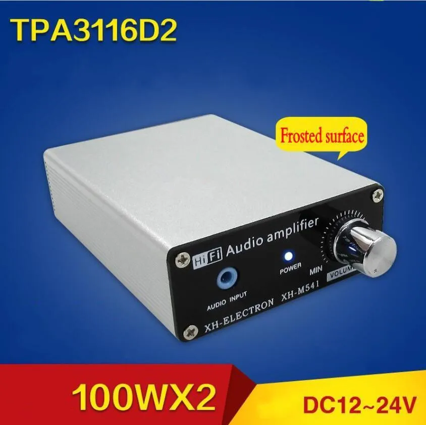 XH-M541 TPA3116D2 100 Вт + двухканальный Hi-Fi цифровой сабвуфер усилитель мощности 12 В ~ 24