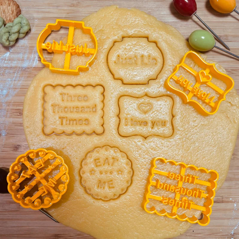

Cookie Molds With Good Wishes Cookie Form with Fun Phrases Cookie Moulds