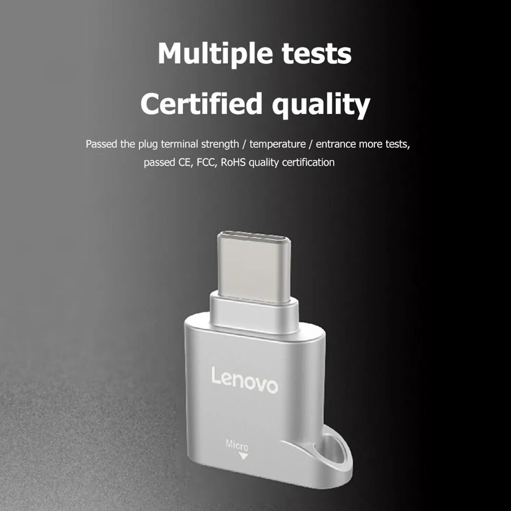 Кардридер Lenovo D201 USB C 480 Мбит/с 512 ГБ|Картридеры| |