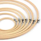 6 шт. деревянная ручная машинная вышивка Needlecraft Швейные Инструменты 10-36 см кольцо обруча бамбуковая рамка вышивка обруч круглый крестик