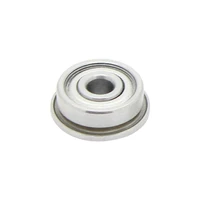 10pcslot 6x17x6mm double shielded flanged ball bearing f606zz