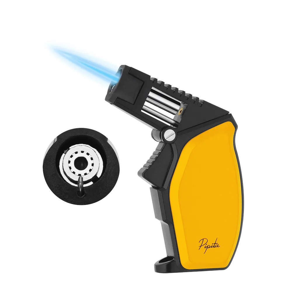 Ветрозащитная Зажигалка PIPITA Бутановая зафонарь Галка регулируемая большая