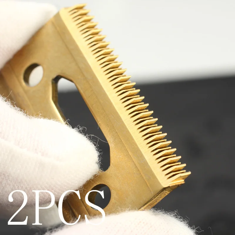 Golden-2 pcs Профессиональный шатающийся зуб сменный клипер лезвие из нержавеющей стали подвижное лезвие с коробкой - Цвет: Golden-2 pcs