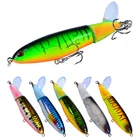 Плавающие рыболовные приманки Whopper Plopper, 1 шт., 15 г, 36 г, вращающийся хвост вверх, кренкбейты, гольяны, 11 см