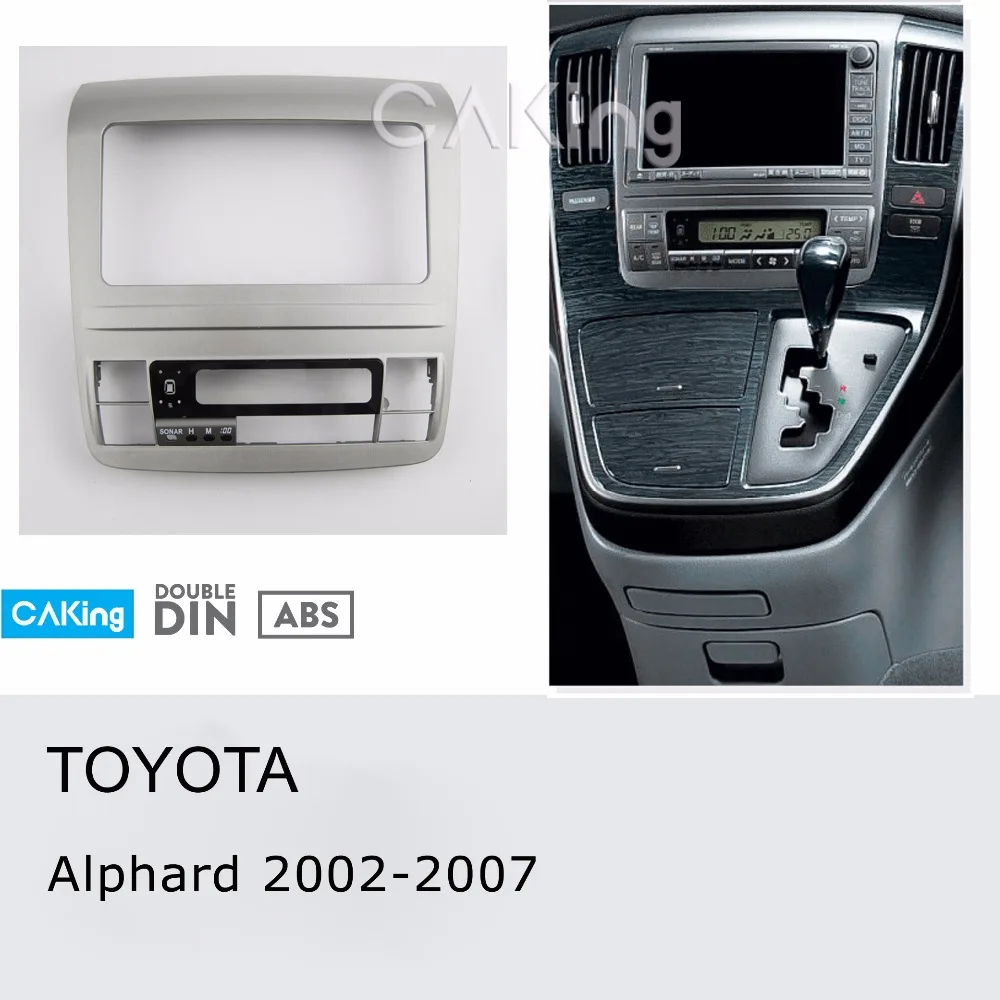 Автомобильная панель радиоприемника для TOYOTA Alphard 2002 2007 комплект установки