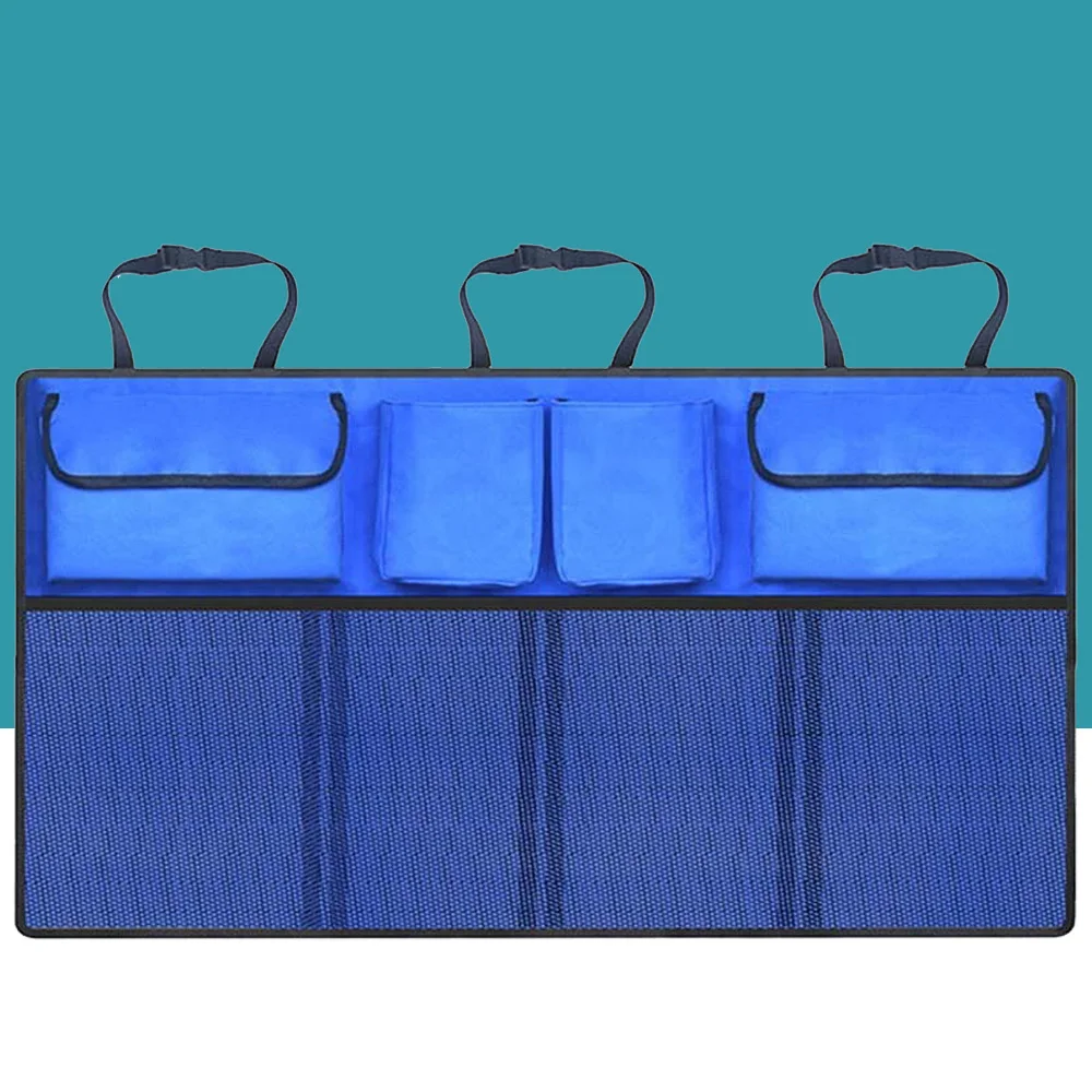 

Car Rear Seat Back Storage Bag Multi Hanging Nets Pocket Car Trunk Bag Tidying Organizer Car Interior Accessories Boot Supplies