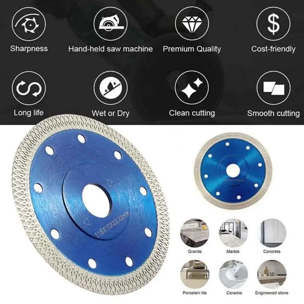 Турбо алмазное лезвие дисковая фарфоровая плитка керамические гранитные