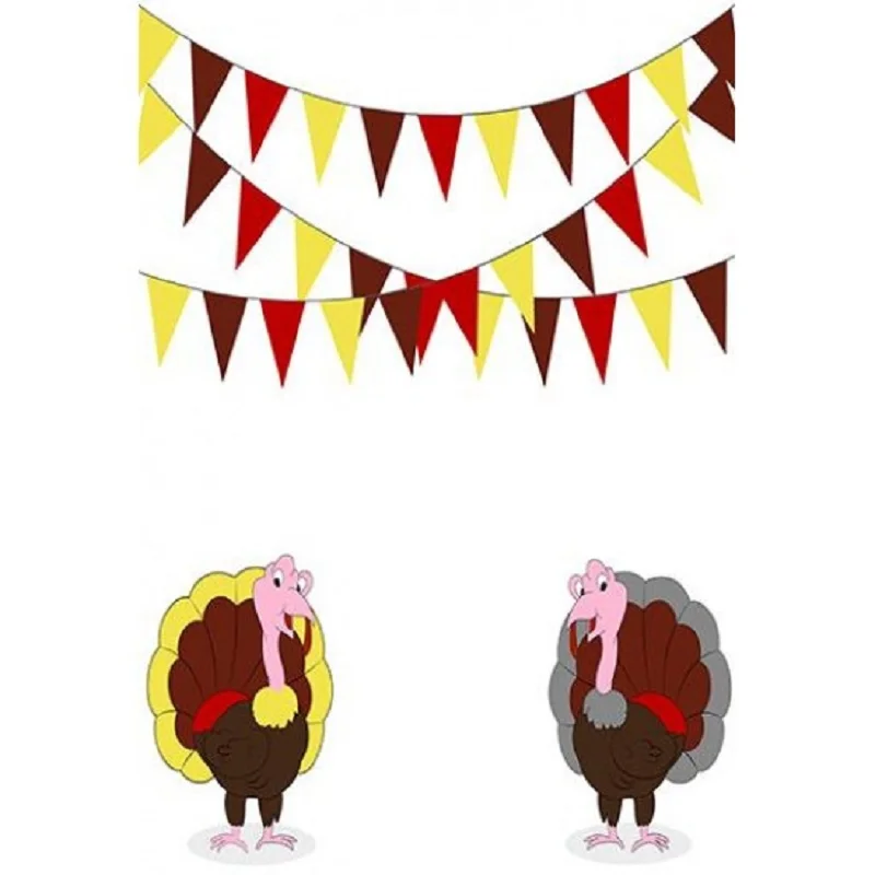 Реквизит для фотосъемки Nitree из мультфильма два флага индейки Виниловый фон