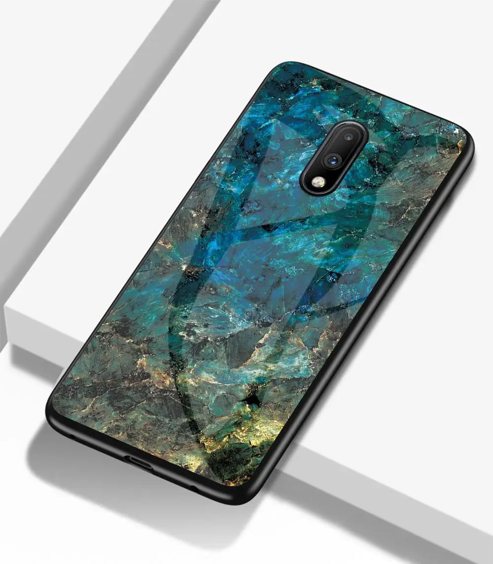 Роскошный Мраморный чехол из закаленного стекла для Oneplus 7TPro чехол для Oneplus 7T 7 Pro Ультратонкий чехол для One Plus 7 6 6T 5 5T 1+ 7 Чехол