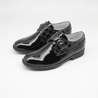 fashionable and stylish shoe kids boys smart wedding formal casual party dress shoes childrens patent leather shoes