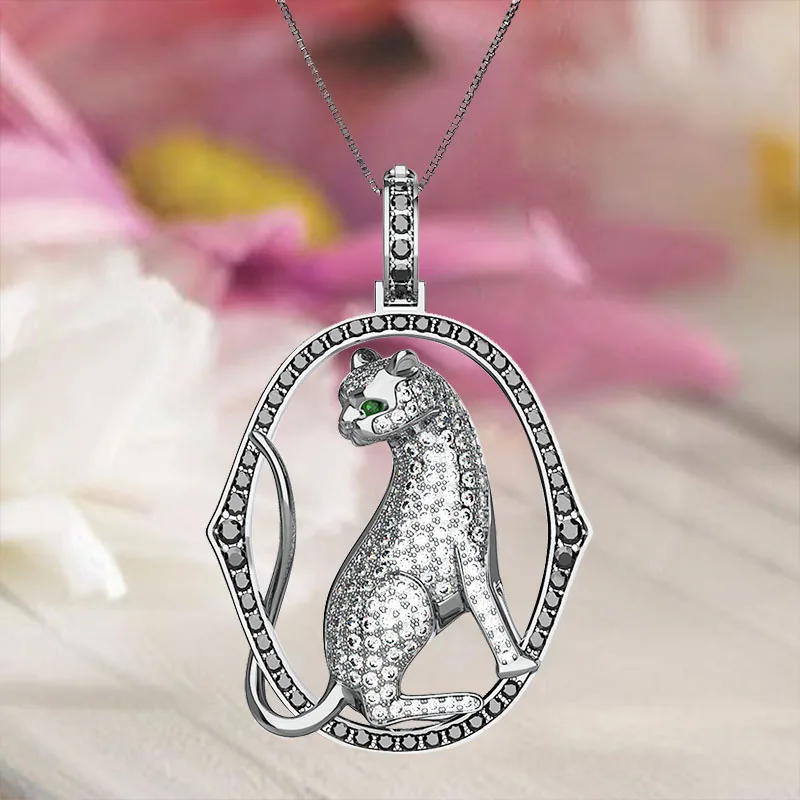 кулон бижутерия цепочка на шею женская Подвеска в виде кошки ожерелье животного