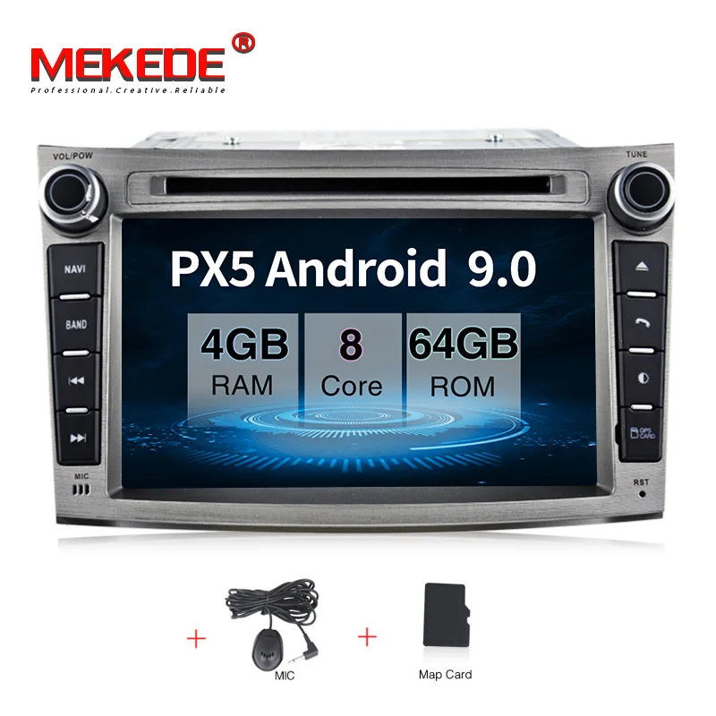 64G model MEKEDE 4G+ 64G Android 9,0 автомобильный Радио dvd-плеер мультимедиа для SUBARU OUTBACK 2008-2013 BT wifi gps RDS Wi-Fi - Цвет: 64G model