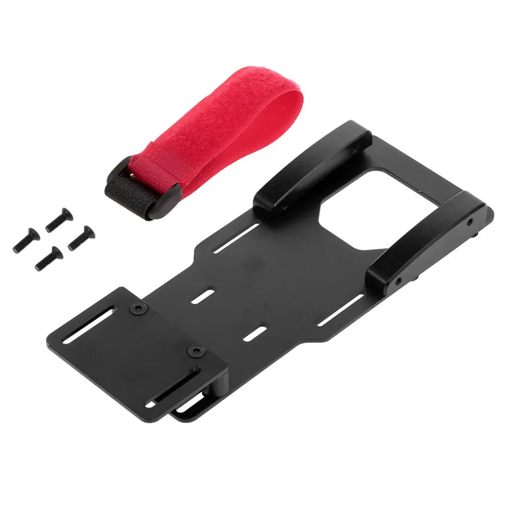 

RC Car Metal Low Gravity Center Battery Mounting Plate with Tie for 1/10 RC Crawler Car Axial SCX10 II 90046 90047 Model Accs