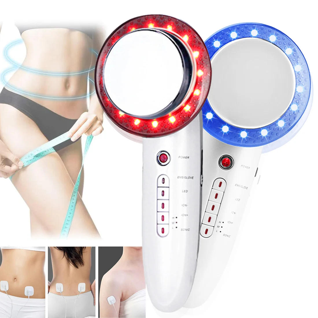 Ультразвуковой массажер для похудения 6 в 1 устройство кавитации потери веса