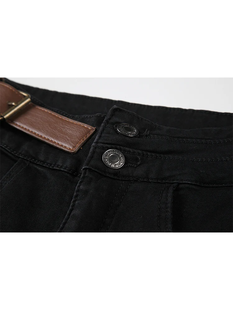 Женские плотные Бархатные расклешенные брюки джинсы с высокой талией флисовые