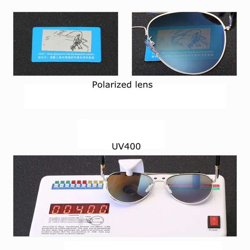 Поляризованные солнцезащитные очки TUZENGYONG для мужчин пилота вождения модные