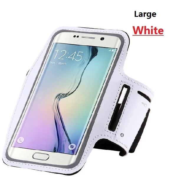 White-Large Ручная сумка для чехол для телефона пояс чехол для Xiaomi Redmi Note 5 6 7 Pro 6A 7A чехол для samsung A6 A8 плюс A7 A9 A3 A5 чехол - Цвет: White-Large