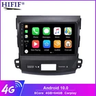 Автомобильный мультимедийный плеер, DVD, магнитола, GPS-навигация, 2DIN, Android 10, для Mitsubishi Outlander XL 2005-2014