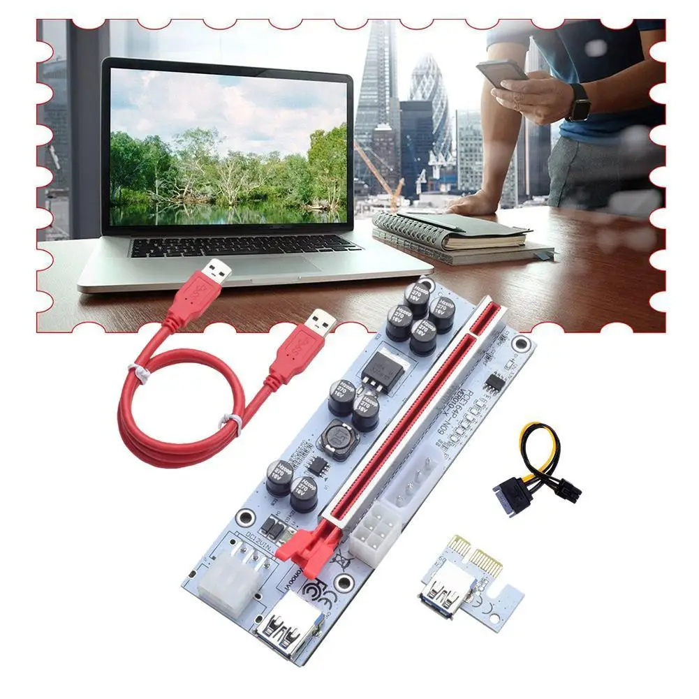 

Кабель-переходник VER010 USB 3.0 PCI-E для видеокарты X16