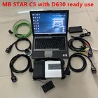 2022,03 диагностический инструмент MB Star C5 SD для подключения к ноутбуку D630 SSD диагностическое программное обеспечение для Star C5 поддержка MB автомобилей грузовиков