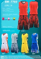 new design basketball player uniform set game clothes streetball jersey training suit match team wear child student women men