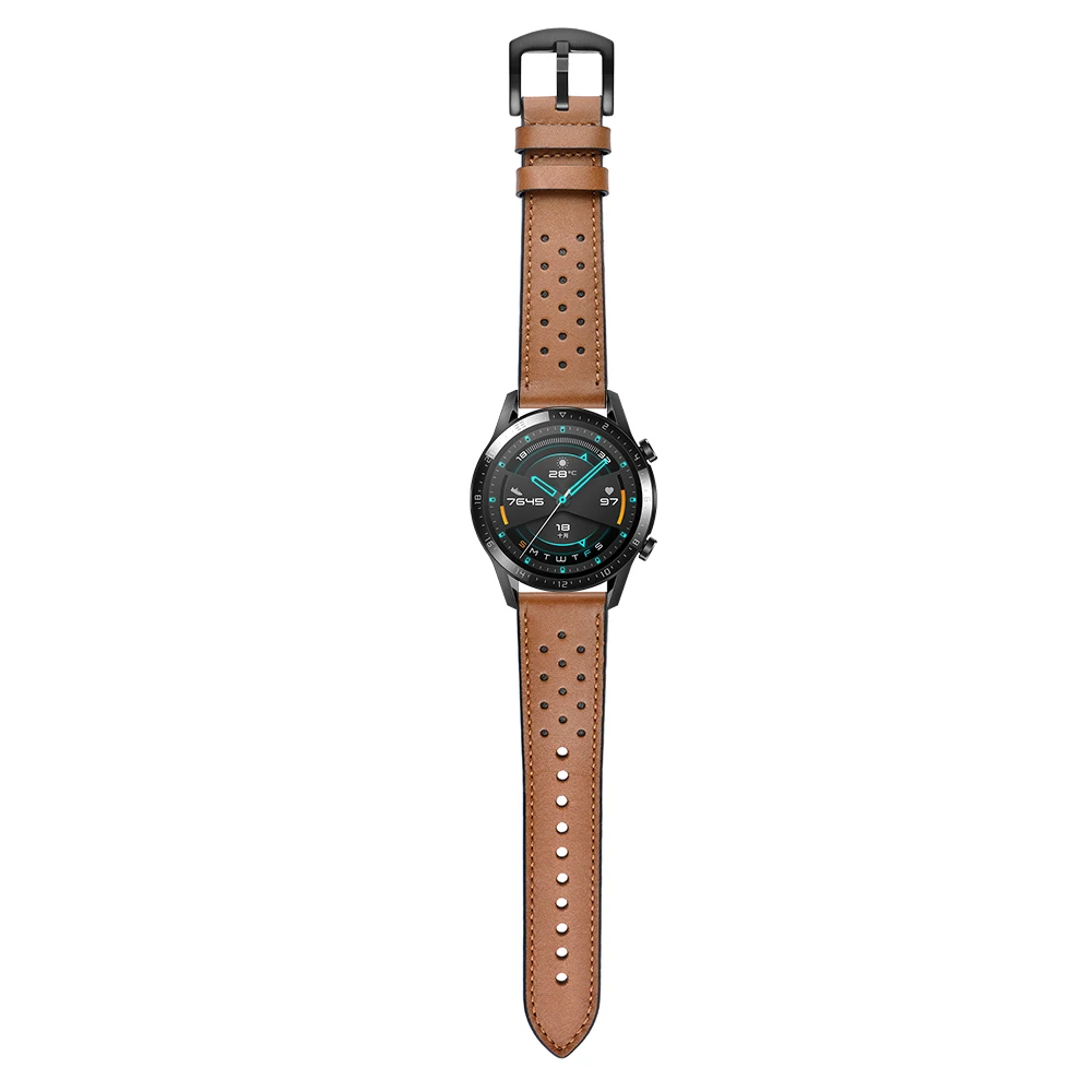 Кожаный ремешок для часов HUAWEI WATCH GT 2 46 мм HONOR Magic / MagicWatch Сменные аксессуары |