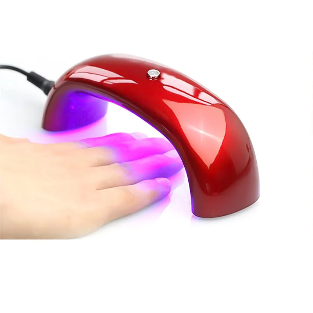 

9W USB Nail Dryer Portable UV LED Lamp Nail Light Therapy Light Lasting Mini USB Lamp Gel Varnish Curing Machine for Gel Polish