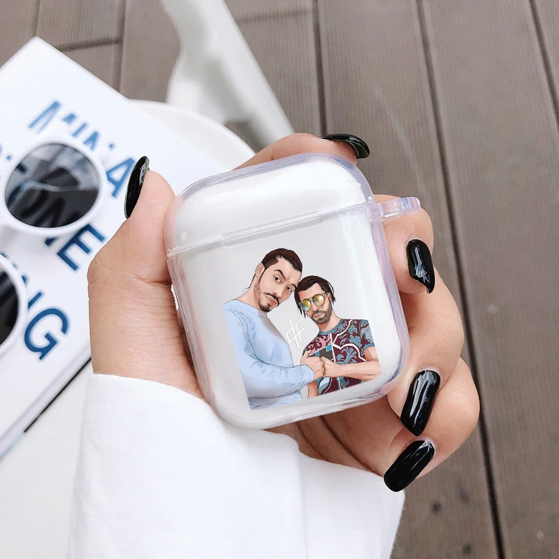 Мягкий милый чехол для наушников Apple airpods Роскошный PNL Rapper Peace N Loves Two frрес