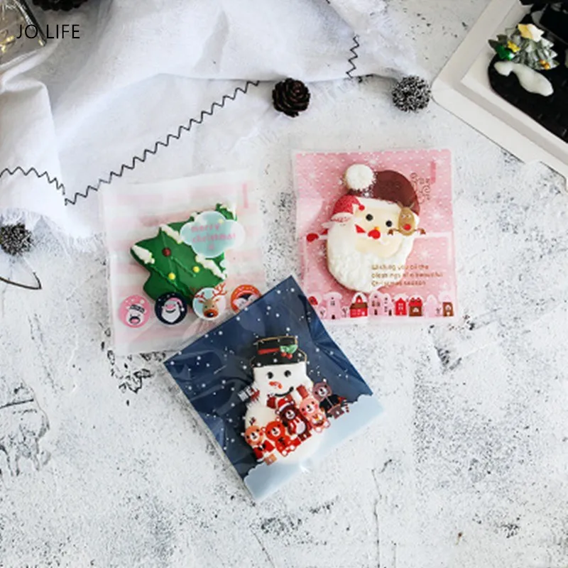 100 шт. самоклеящиеся пакеты для печенья|Подарочные сумки и упаковка| |