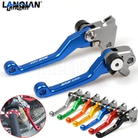 cnc laser printing motorcycle dirt bike pivot brake clutch levers for yamaha yz125 2008 2014 with yz 125 motocross accessories