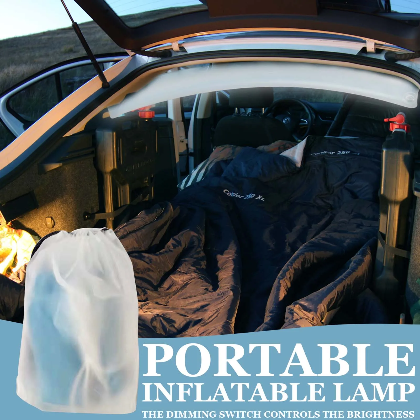 Iatable Camping Lamp Iatable Light USB Outdoor Iatable Light Waterproof For Camping Picnic Hiking Night Fishing Light