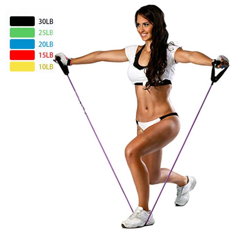 11 шт./компл. Резистентные резинки тренировочная трубка для тренировок резиновые