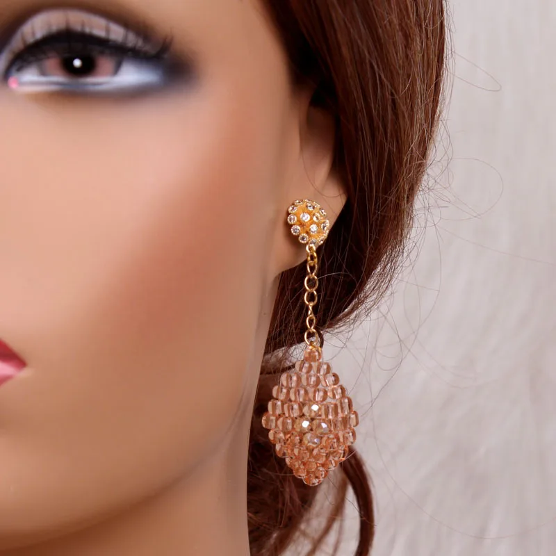 Dudo Африканские свадебные ювелирные изделия персиковые листья ручной работы