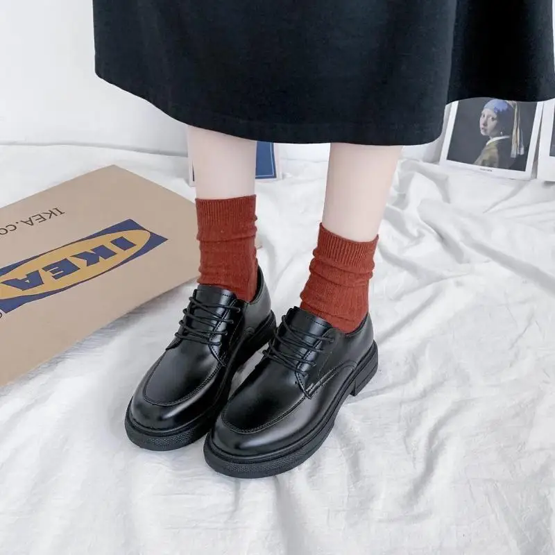 Hidden Wedge Platform Ankle Strap Shoes Woman Height Increasing Office Work Shoes Lady Dropshipping Casual PU Women Pumps