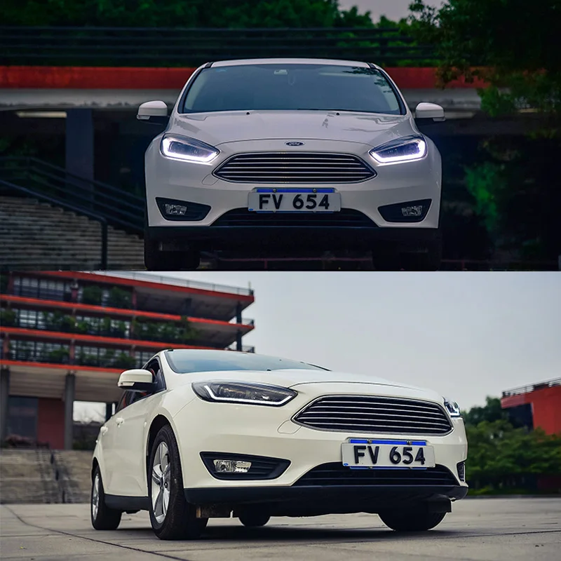 Головной светильник в сборе для Ford Focus 2015 2016 2017 2018 левый и правый с светодиодный DRL