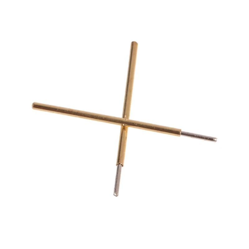 

100 Pcs Spring Test Probe Pogo Pin P50-Q1 Dia 0.68mm Length 16mm Gold