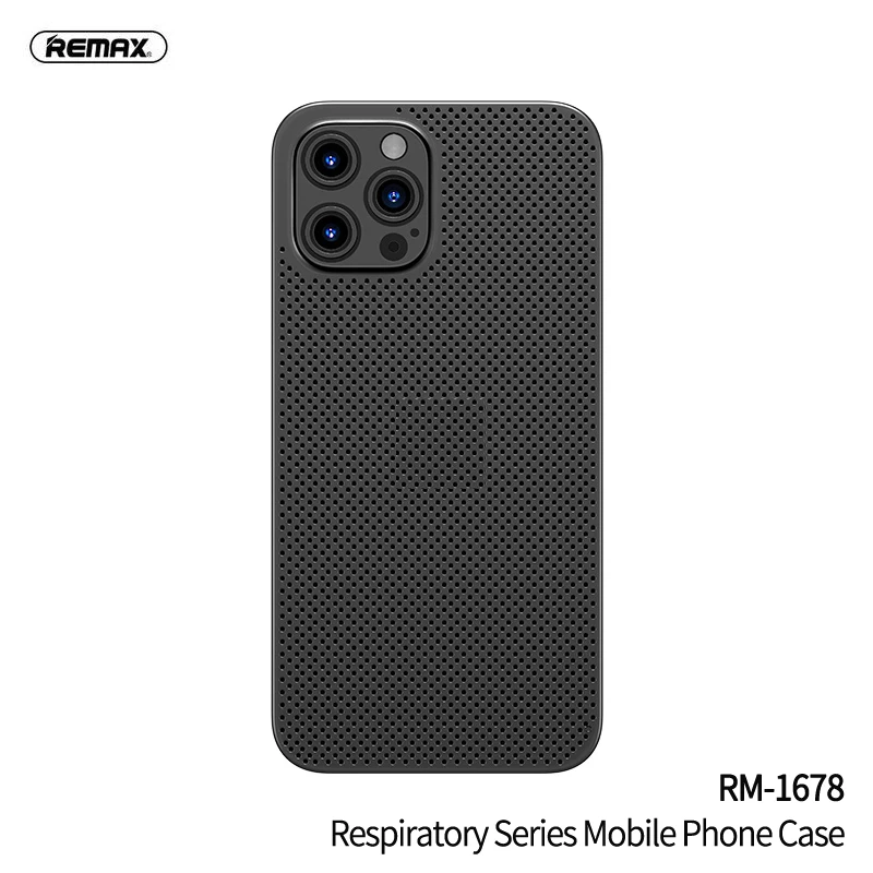 

REMAX Phone Case For IPh12 Mini Pro Max Network Frosted Cooling Protective Cover Lightweight And Breathable Half Pack Phone Case