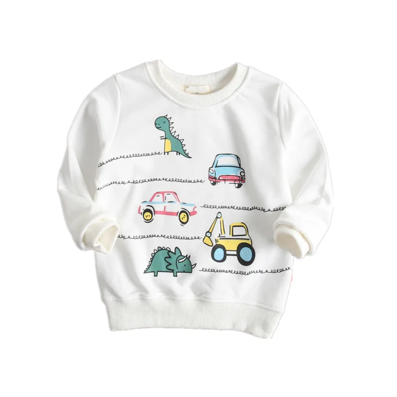 

BBD Toddler Sweatshirt Boys Cotton Animal Unisex Full Active Terry Fashion T-Shirt Infants 3 4 5 6 7 Years Outfits Kids Clothes