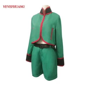Костюмы для косплея VEVEFHUANG Hunter X Hunter Gon Freecss с чехлом для обуви, полный комплект для вечерние НКИ, индивидуальный костюм на Хэллоуин для взрослых