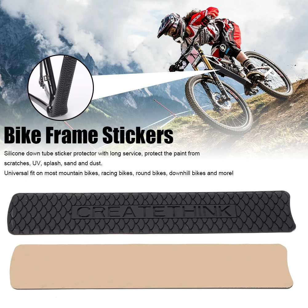 

Bicycle Frame Sticker Silicone Scratch-Resistant Wrap Waterproof MTB Road Bike Downtube Guard Self-Adhesive Frame Cover