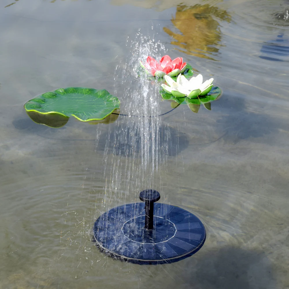 Мини солнечный фонтан Солнечный сад бассейн пруд открытый солнечная панель
