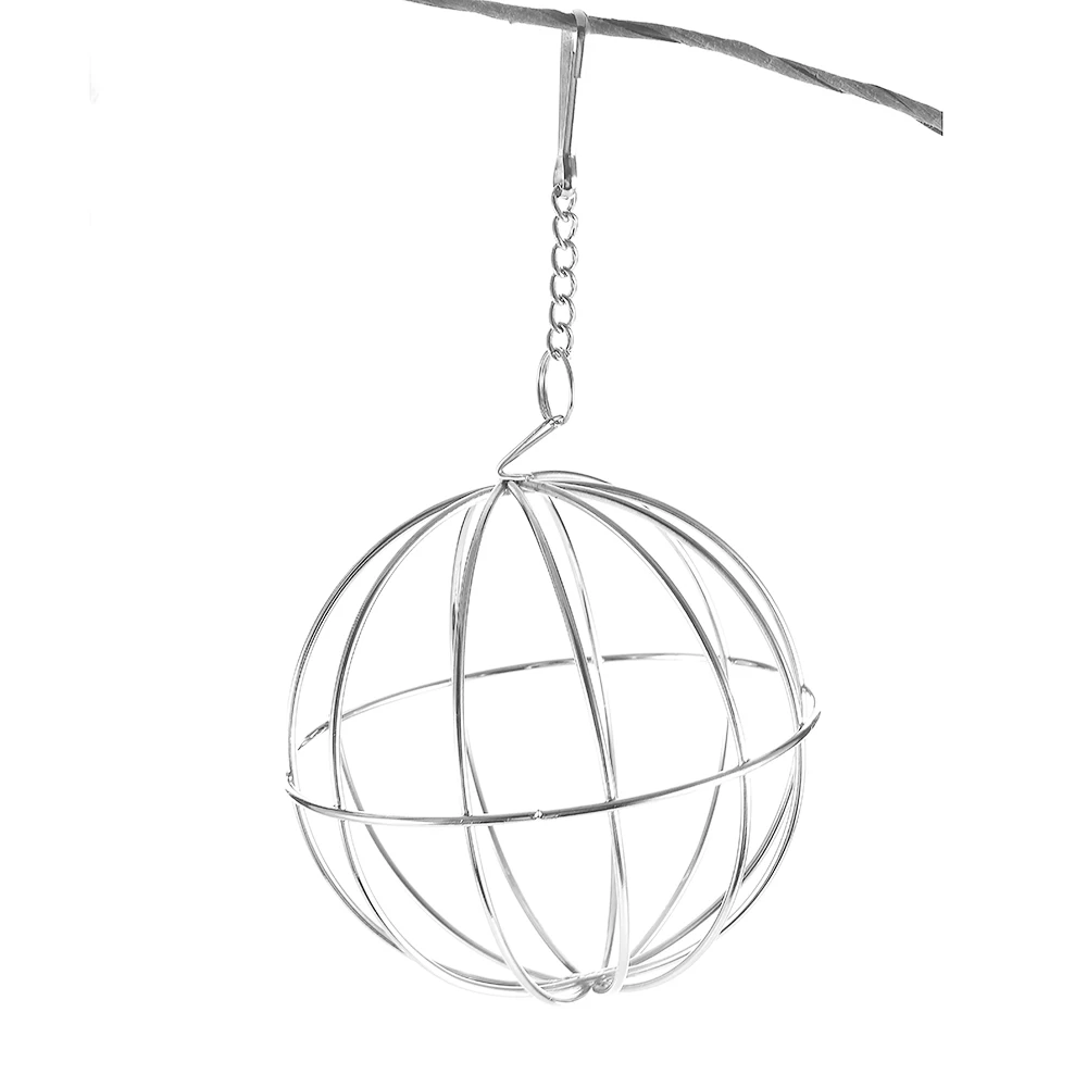 

Забавный Сферический шар из нержавеющей стали для домашних животных устройство для подачи сена дозатор корма для домашних животных инстру...