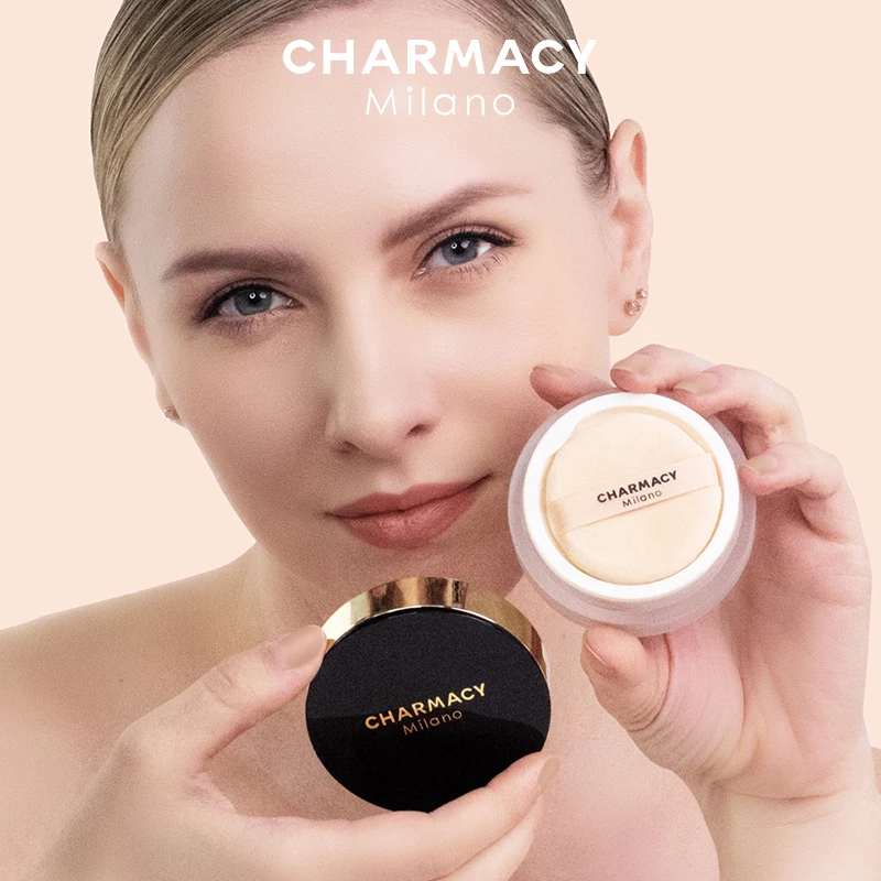 

CHARMACY Setting Powder Translucent Makeup Loose Powder Waterproof Oil-control Longlasting Loose Powder With Puff Cosmetic