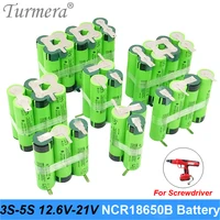 18650 battery 3400mah 6800mah ncr18650b 12 6v 16 8v 21v battery for screwdriver shurik shura battery 3s 4s 5s soldering